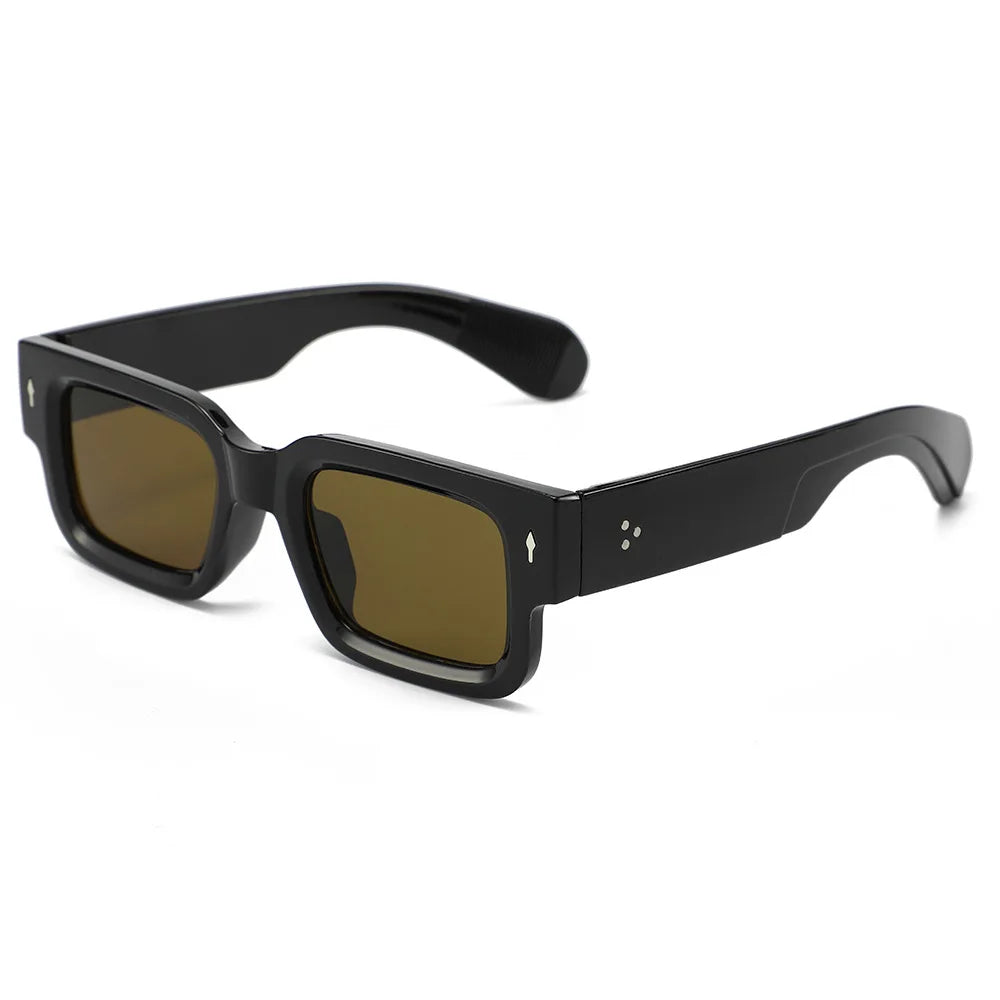 Retro Square Sunglasses Classic Plastic Frame Sunglasses