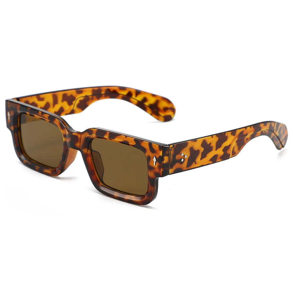Retro Square Sunglasses Classic Plastic Frame Sunglasses