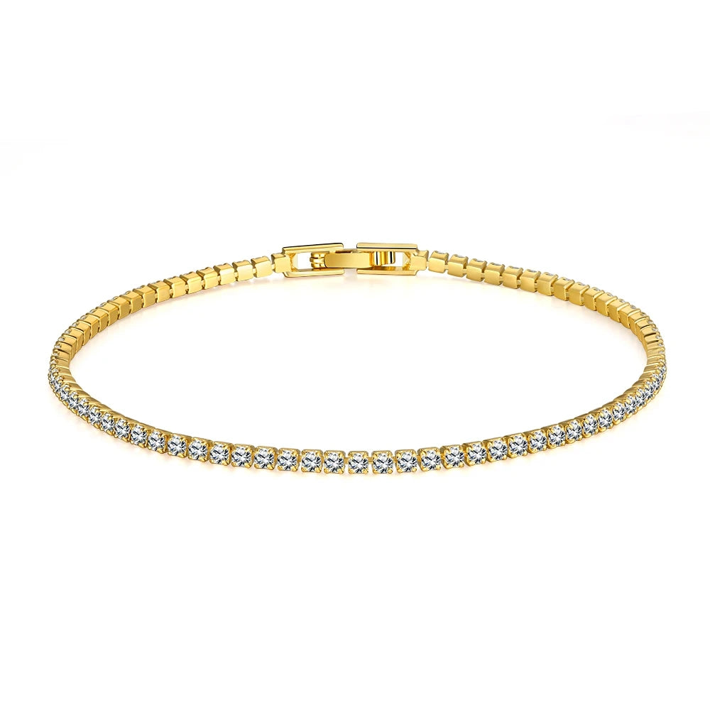 3MM VVS Moissanite Tennis Solid S925 Bracelet