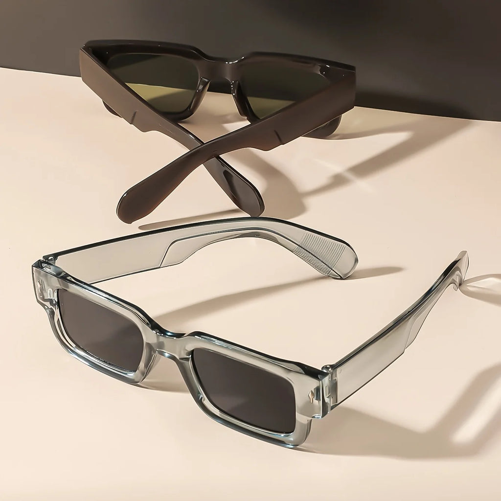 Retro Square Sunglasses Classic Plastic Frame Sunglasses