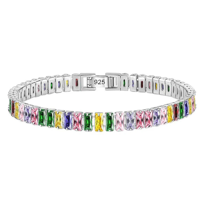 3MM VVS Moissanite Tennis Solid S925 Bracelet