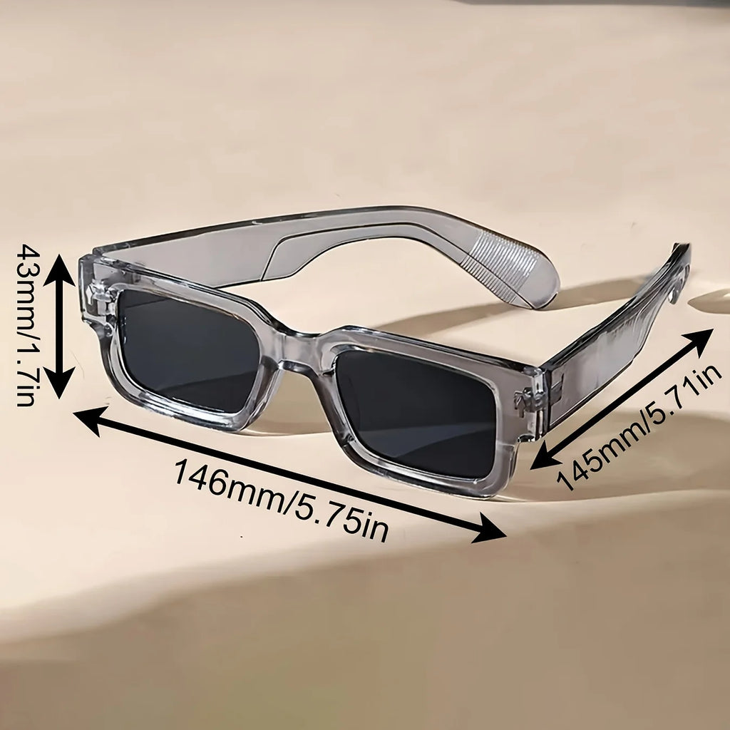 Retro Square Sunglasses Classic Plastic Frame Sunglasses
