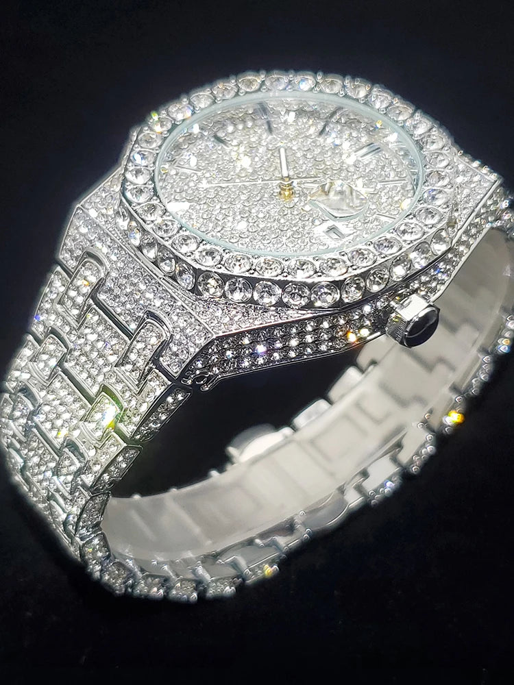 Luxury Diamond Waterproof Iced Out Watch