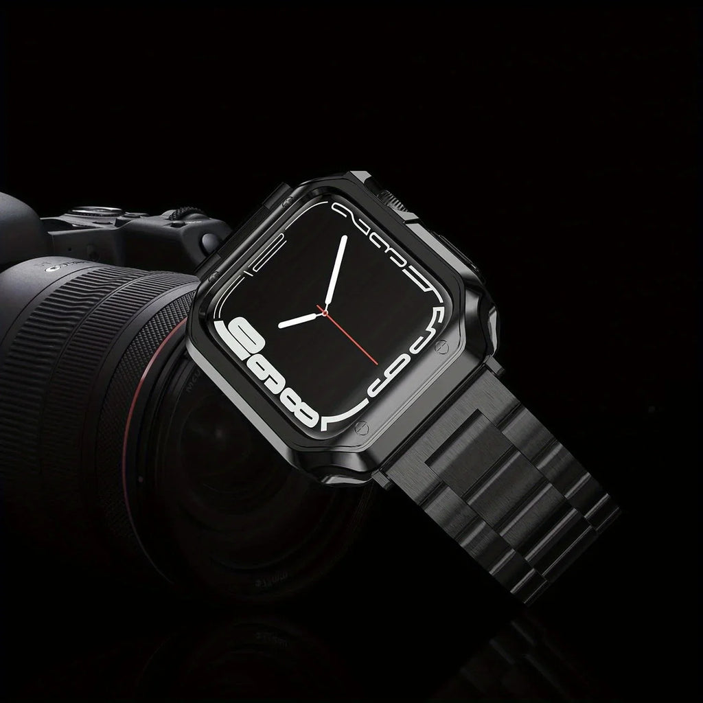 Watch Strap & Watch Case For Apple Watch Metal Band