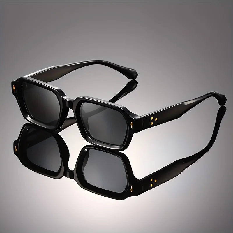 High End Retro Square Frame Sunglasses
