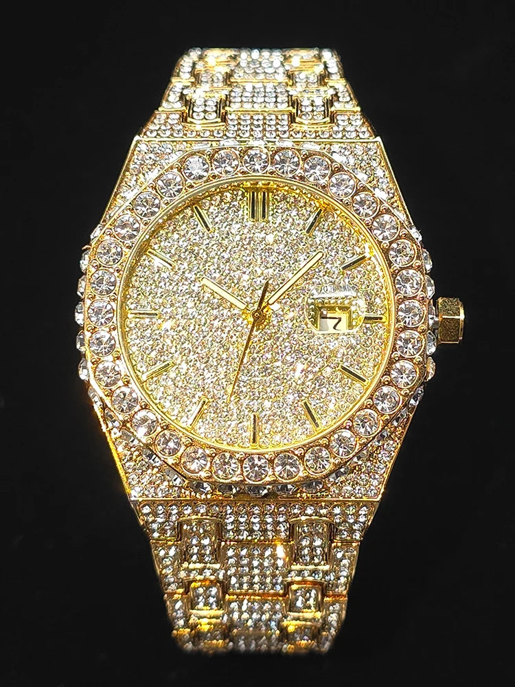 Luxury Diamond Waterproof Iced Out Watch