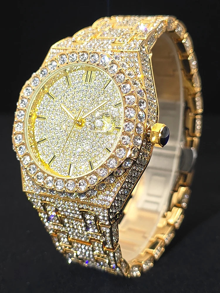 Luxury Diamond Waterproof Iced Out Watch