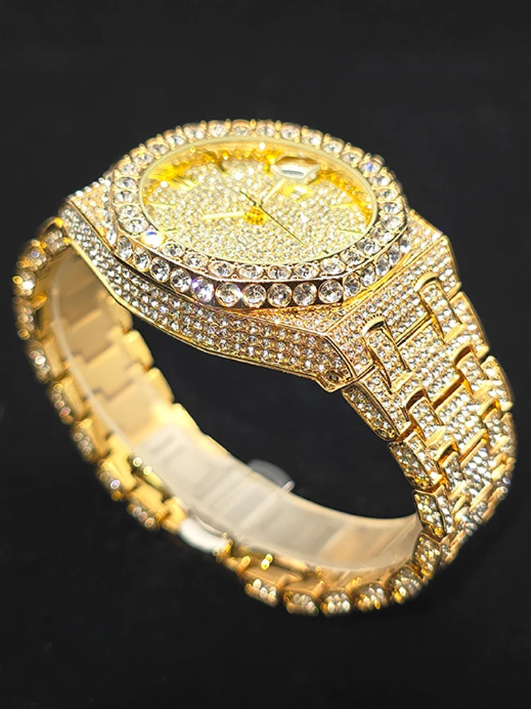 Luxury Diamond Waterproof Iced Out Watch
