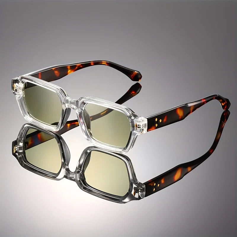 High End Retro Square Frame Sunglasses