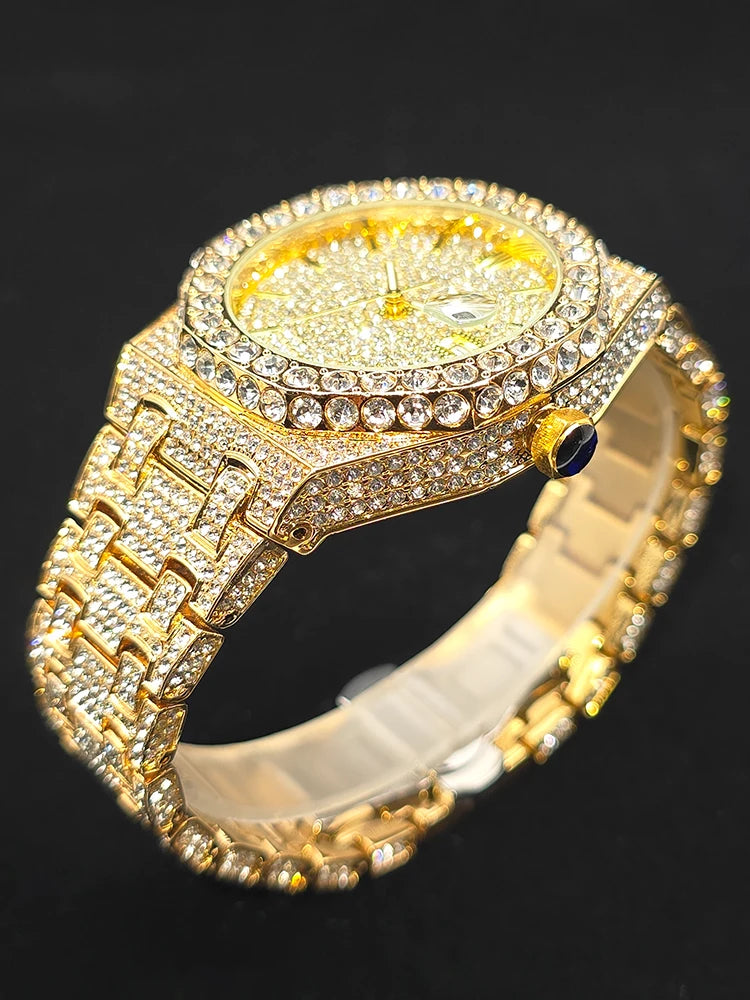 Luxury Diamond Waterproof Iced Out Watch