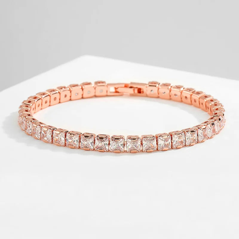 3MM VVS Moissanite Tennis Solid S925 Bracelet