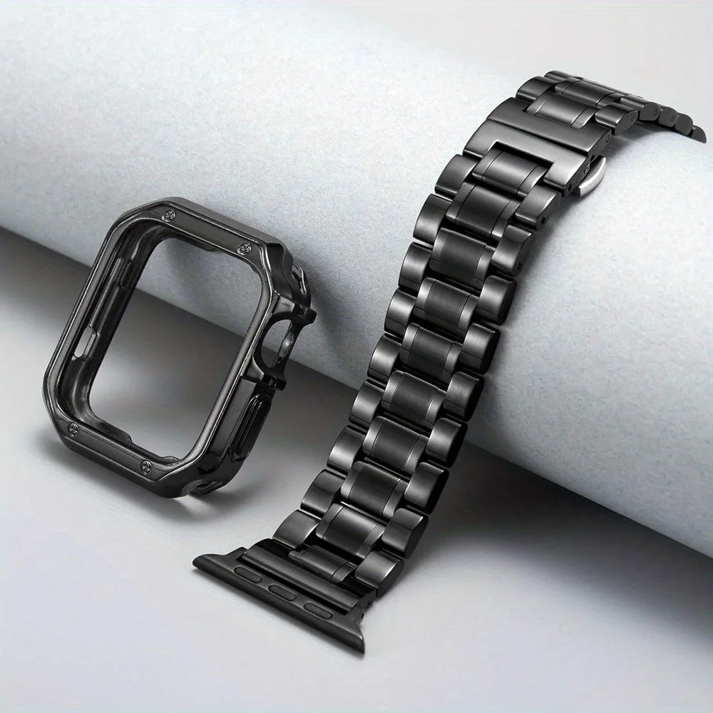 Watch Strap & Watch Case For Apple Watch Metal Band