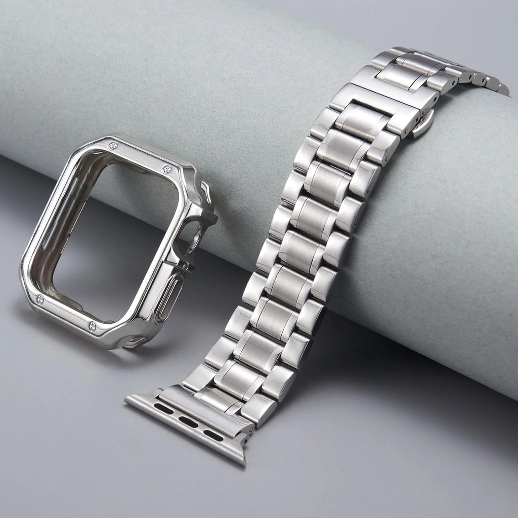 Watch Strap & Watch Case For Apple Watch Metal Band