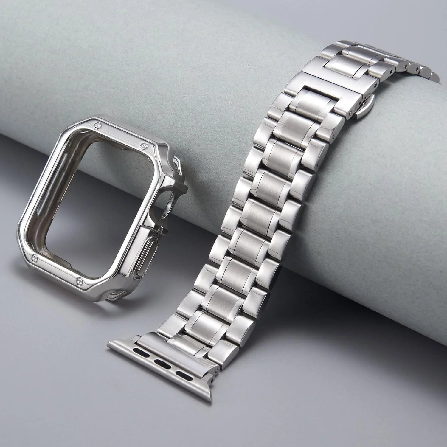 Watch Strap & Watch Case For Apple Watch Metal Band