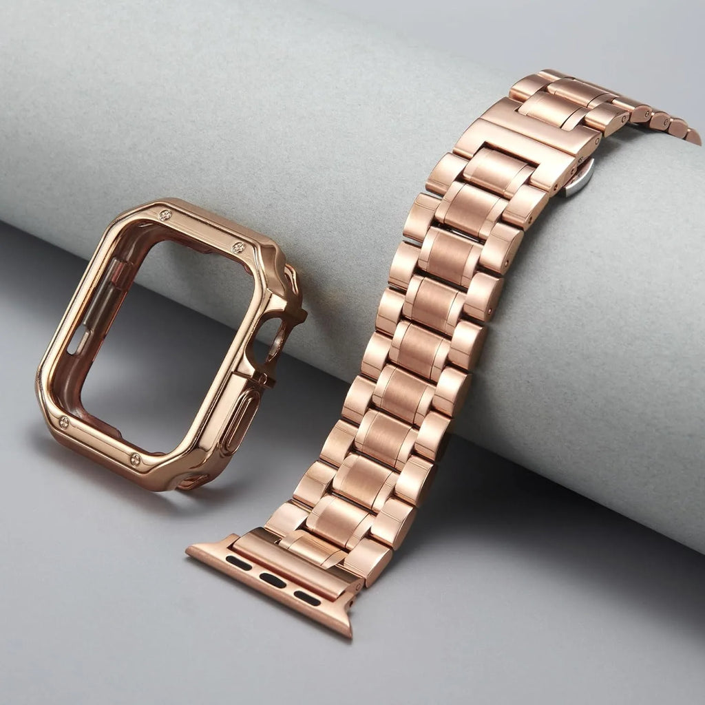 Watch Strap & Watch Case For Apple Watch Metal Band
