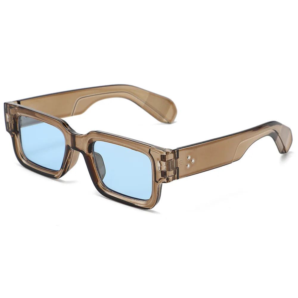 Retro Square Sunglasses Classic Plastic Frame Sunglasses