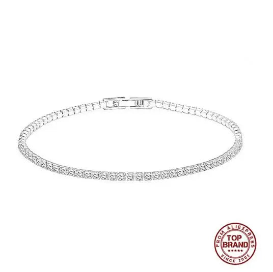 3MM VVS Moissanite Tennis Solid S925 Bracelet